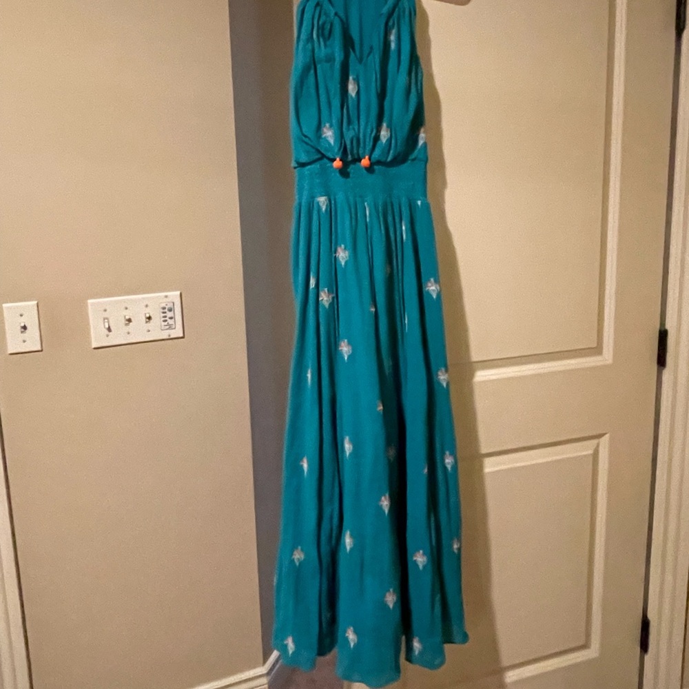 Floreat skyscraper turquoise dress from Anthropologie - Picture 5 of 5